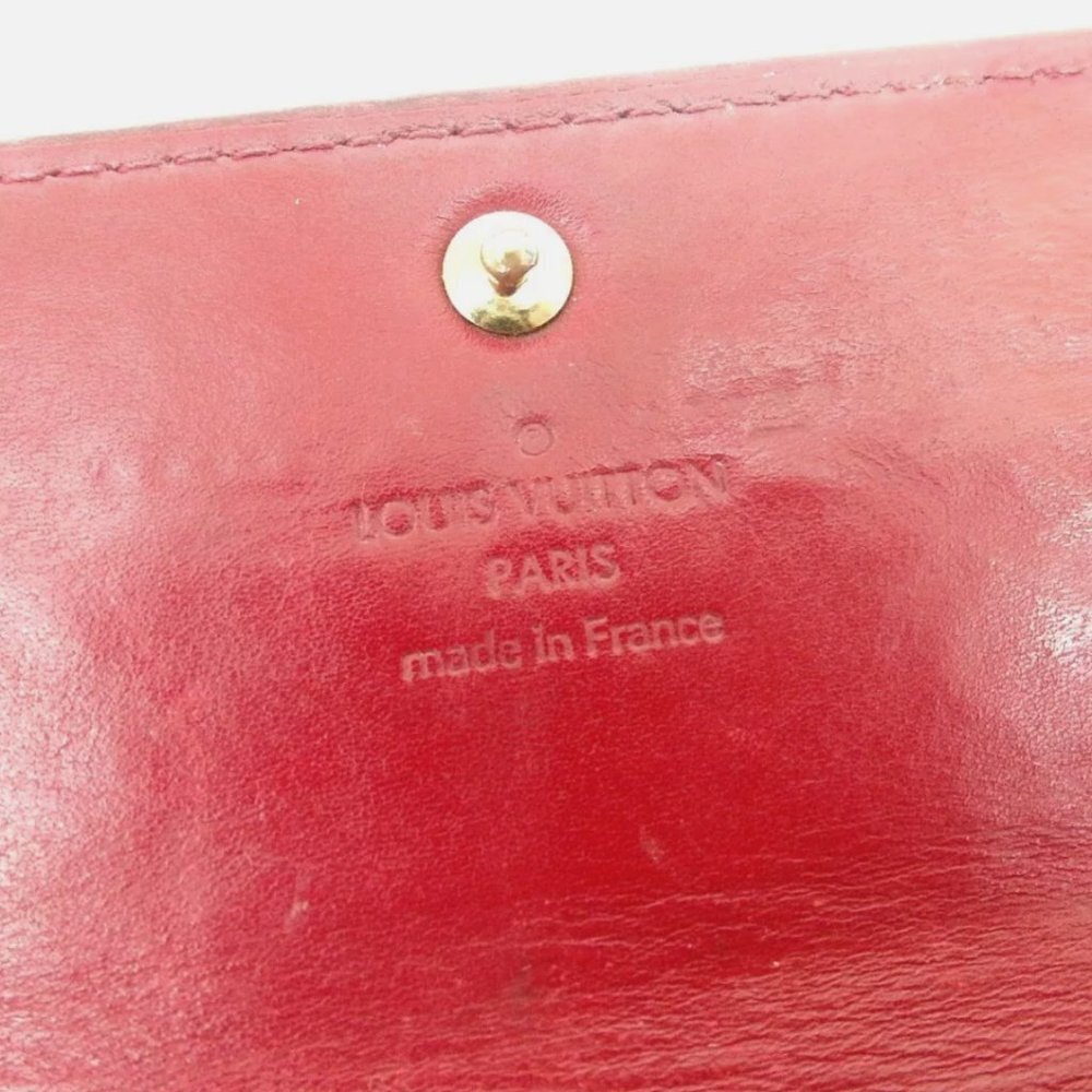 Sold! LOUIS VUITTON Vernis Portefeiulle Sarah wallet oversized contintental - Picture 12 of 13